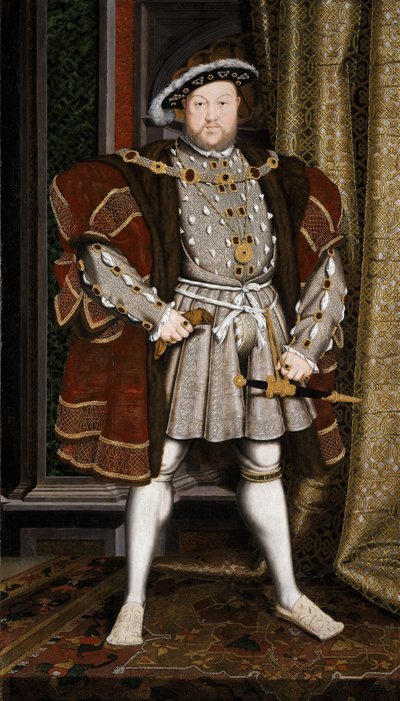 Portrait of Henry VIII by Hans Holbein der Jüngere